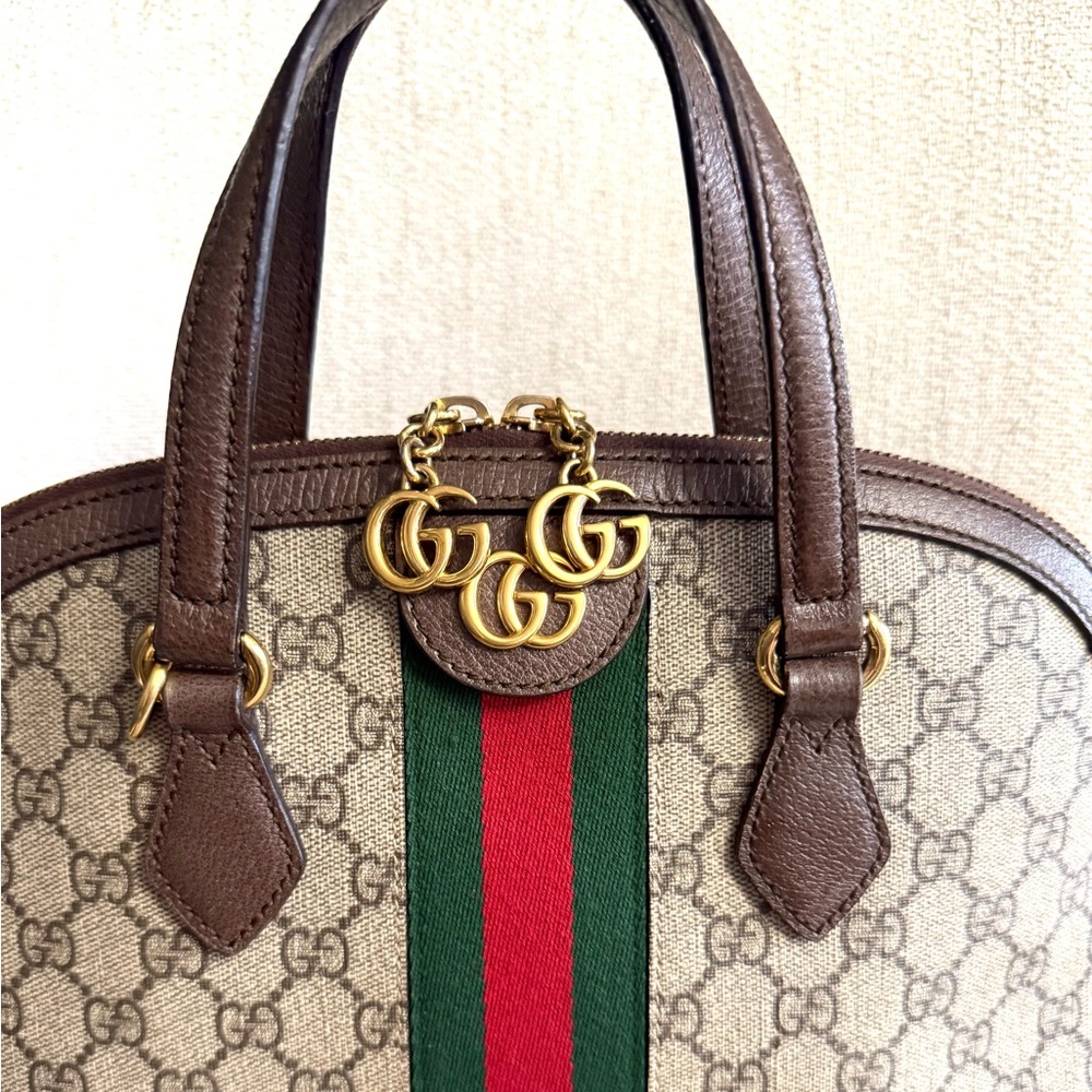 Authentic Gucci Ophidia GG Supreme Top Handle bag - Picture 15 of 16